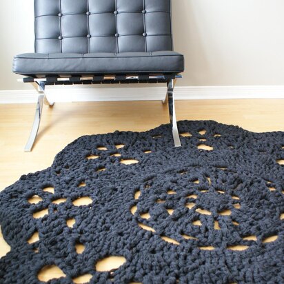 Super Chunky Doily Rug / Blanket 8 Styles (30"-66" diameter)