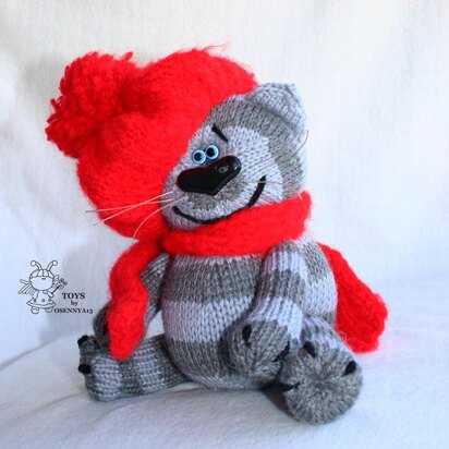 Tabby cat - knitting pattern