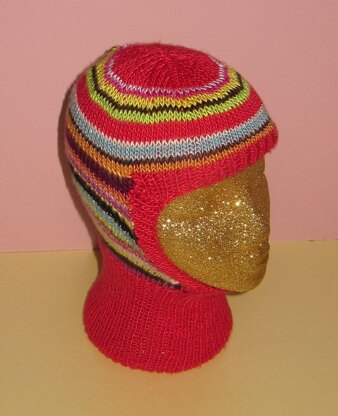 Lucky Dip Silk Striped Balaclava