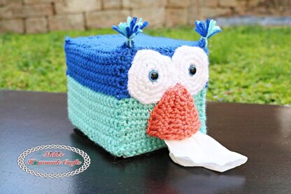 Owl Tissue Box Cover