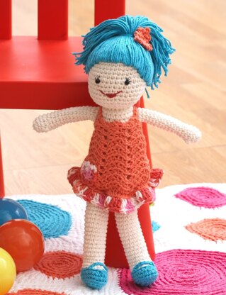 Doll in Bernat Handicrafter Cotton Solids