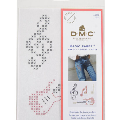 DMC Magic Paper Music Cross Stitch Sheet