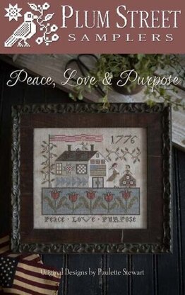Plum Street Samplers Peace, Love & Purpose - PL159 -  Leaflet