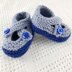 Brooke - Crossover Button Fastening Baby Shoes