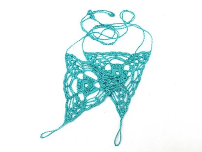 Triangle barefoot sandals