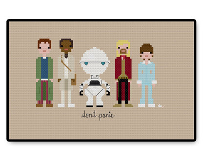 Hitchhiker's Guide to the Galaxy - PDF Cross Stitch Pattern