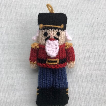 Nutcracker Knit Christmas Ornament