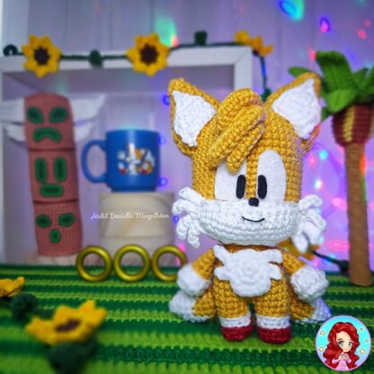 Tails the Fox Amigurumi Crochet Pattern – PDF Digital Download (English)