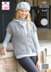 Ladies Round Neck Cardigan & Waistcoat in King Cole Homespun DK - 5797 - PDF