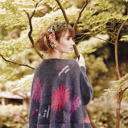 Yamanashi Cardigan in Rowan Kidsilk Haze - ZM72-00047-DEP - Downloadable PDF