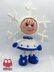 317 Girl doll in a Snowflake outfit