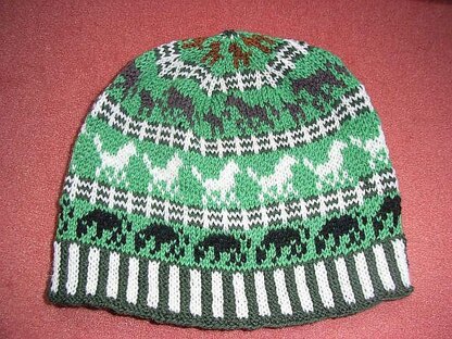 Horse paddock beanie