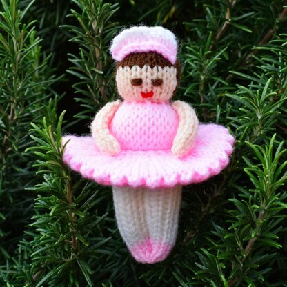 Charlotte the Ballerina Doll Knitting Pattern - Toy Knitting Pattern.