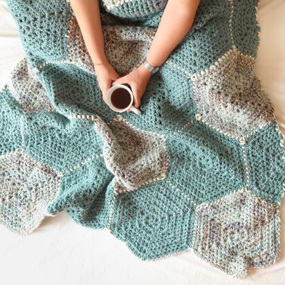 Hexagon Flower Blanket