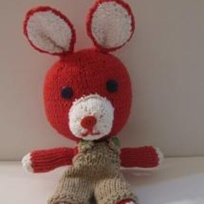 Knitkinz Red Rabbit - knitting pattern