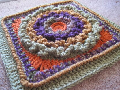 Loopy Dishcloth or Afghan Square