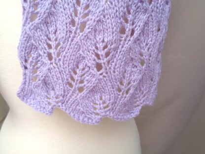 Lilac Petals Scarf