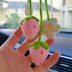 Crochet Strawberry Car Hanging