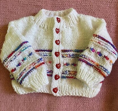 Baby Cardigan and Hat