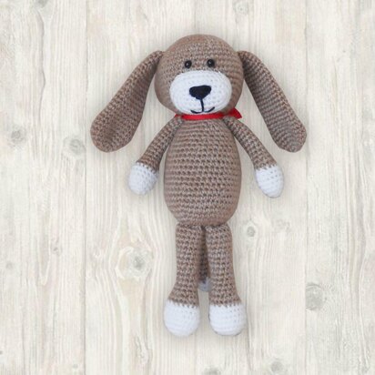 Crochet Brown Puppy Amigurumi Pattern, Crochet Dog Pattern, Easy Crochet Dog Pattern, Easy Crochet Puppy Pattern