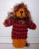 Child's Snazzy Sweater & Toy Lion Set