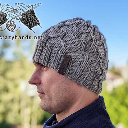 Bulky Yarn Cable  Hat