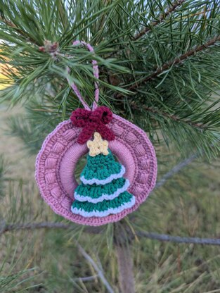 Flat Christmas Ornament