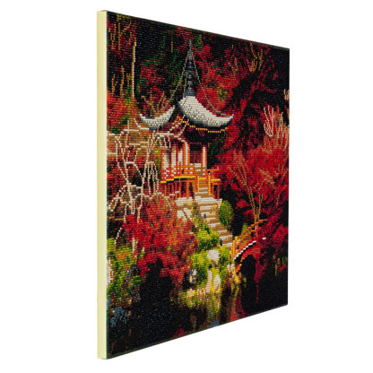 Crystal Art Japanese Temple, 40x50cm Diamond Painting Kit