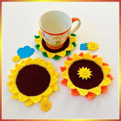 Sunflower coaster by HueLaVive