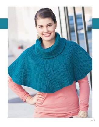 Leisure Arts Crochet Ponchos eBook