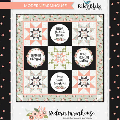 Riley Blake Modern Farmhouse - Downloadable PDF