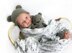 Newborn Hat and Toy Bear Set