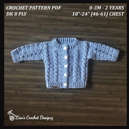 Lola Cabled Baby Cardigan