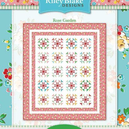 Riley Blake Rose Garden - Backyard Roses - Downloadable PDF