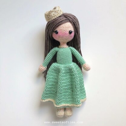 Emerie the Emerald Princess 12" Amigurumi Doll