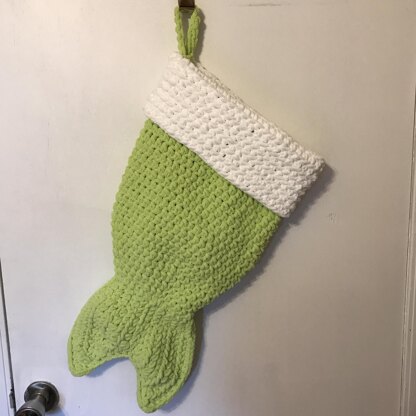 Mermaid Tail Christmas Stocking