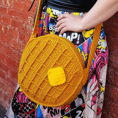 The Big Waffle Bag Crochet pattern by Eclectic Jess LoveCrafts