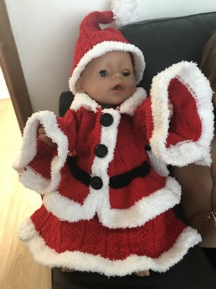 Baby girls Santa’s outfit