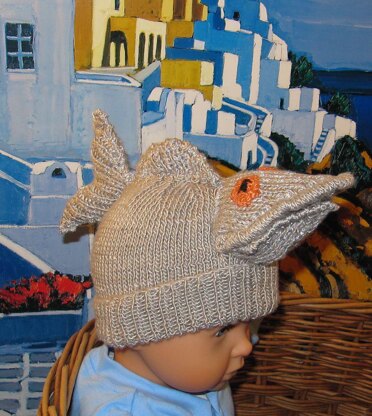 Something Fishy Fish Beanie Hat Knitting pattern by madmonkeyknits, Knitting Patterns