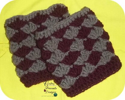 Shell Boot Cuffs