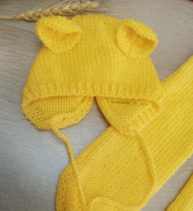 Honey Bear Romper Knitting Pattern