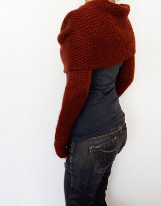 Rust Sweater Scarf