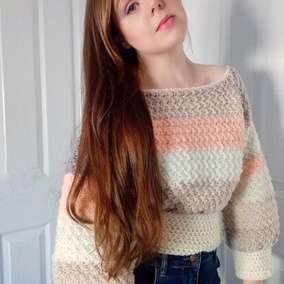 Crochet Solange Cropped Sweater Pattern