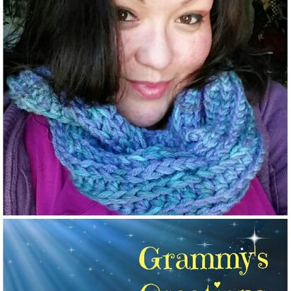 Scalloped Rails Infinity Scarf