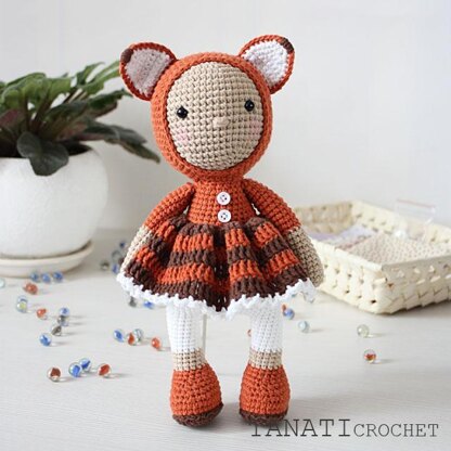Crochet Pattern of DOLL - FOX
