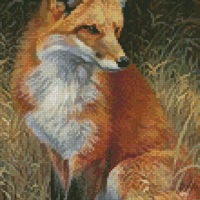 Mini Red Fox Painting - #14356-CYP
