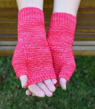 Interwoven Fingerless Mitts