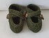 Melinda - 8ply buttoned baby shoes