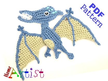 Pterodactyl Dino crochet pattern