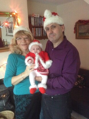 Baby Fiorella Christmas santa